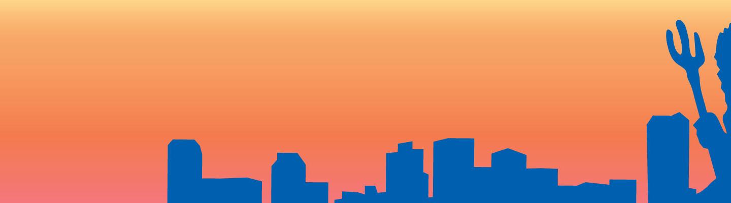 Illustration of Virginia Beach skyline