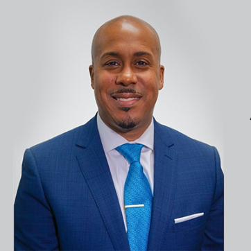 Headshot of Anthony Walters, President and CEO of the YMCA of South Hampton Roads with the quote "I am grateful and humbled by the opportunity to be a voice for the movement on behalf of local YMCAs throughout the United States."